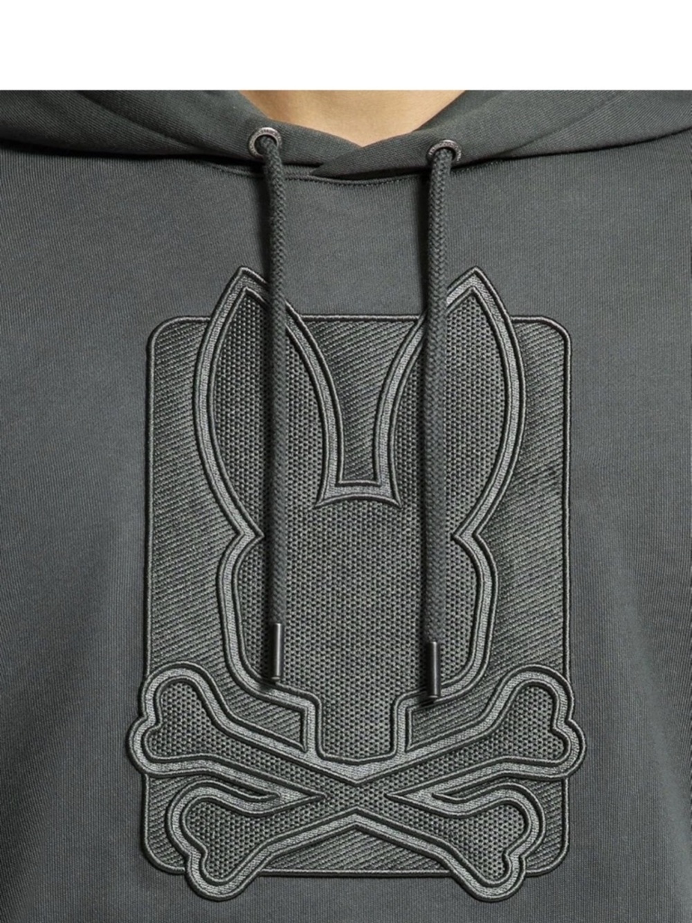 NWT Psycho Bunny Pierce Embroidered Classic French Terry Hoodie (Small) - Picture 3 of 5